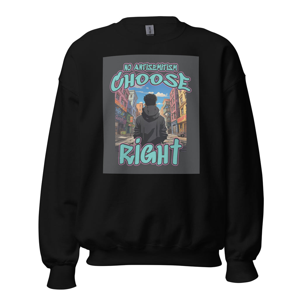 Choose Right | Antisemitism | Unisex Sweatshirt Jouparty
