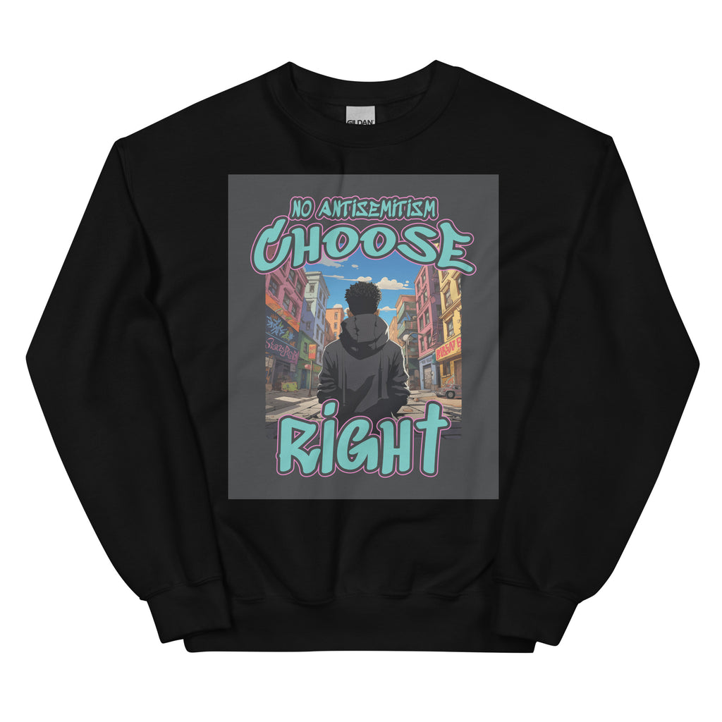 Choose Right | Antisemitism | Unisex Sweatshirt Jouparty