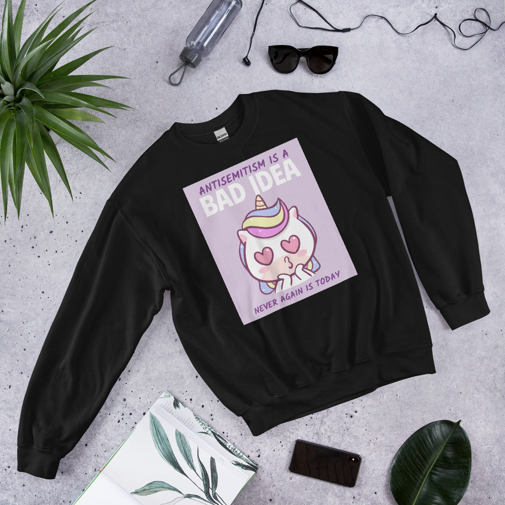 Bad Idea | Antisemitism | Unisex Sweatshirt Jouparty