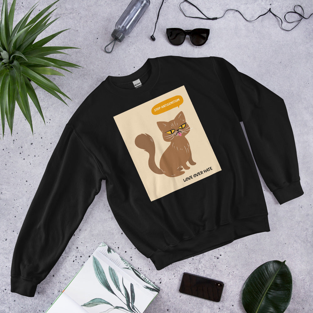 Funny Cat Story | Antisemitism | Unisex Sweatshirt Jouparty