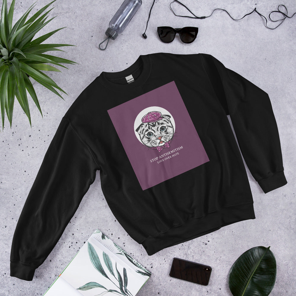 Funny Cat Story | Antisemitism | Unisex Sweatshirt Jouparty