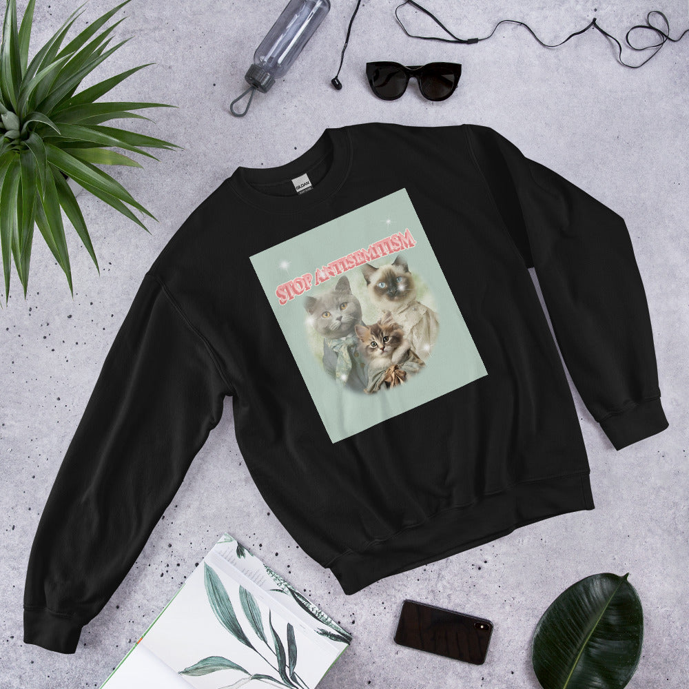 Funny Cat Story | Antisemitism | Unisex Sweatshirt Jouparty