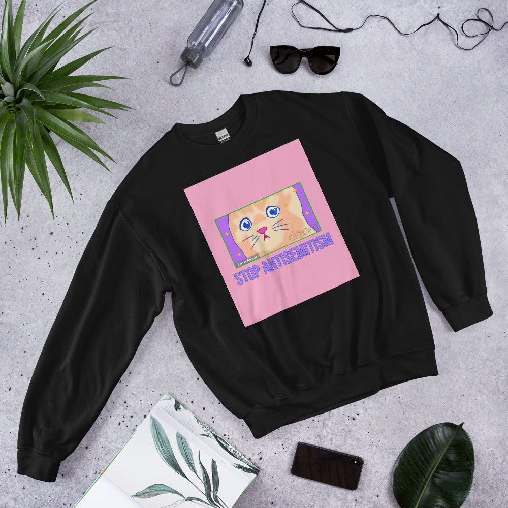 Funny Cat Story | Antisemitism | Unisex Sweatshirt Jouparty