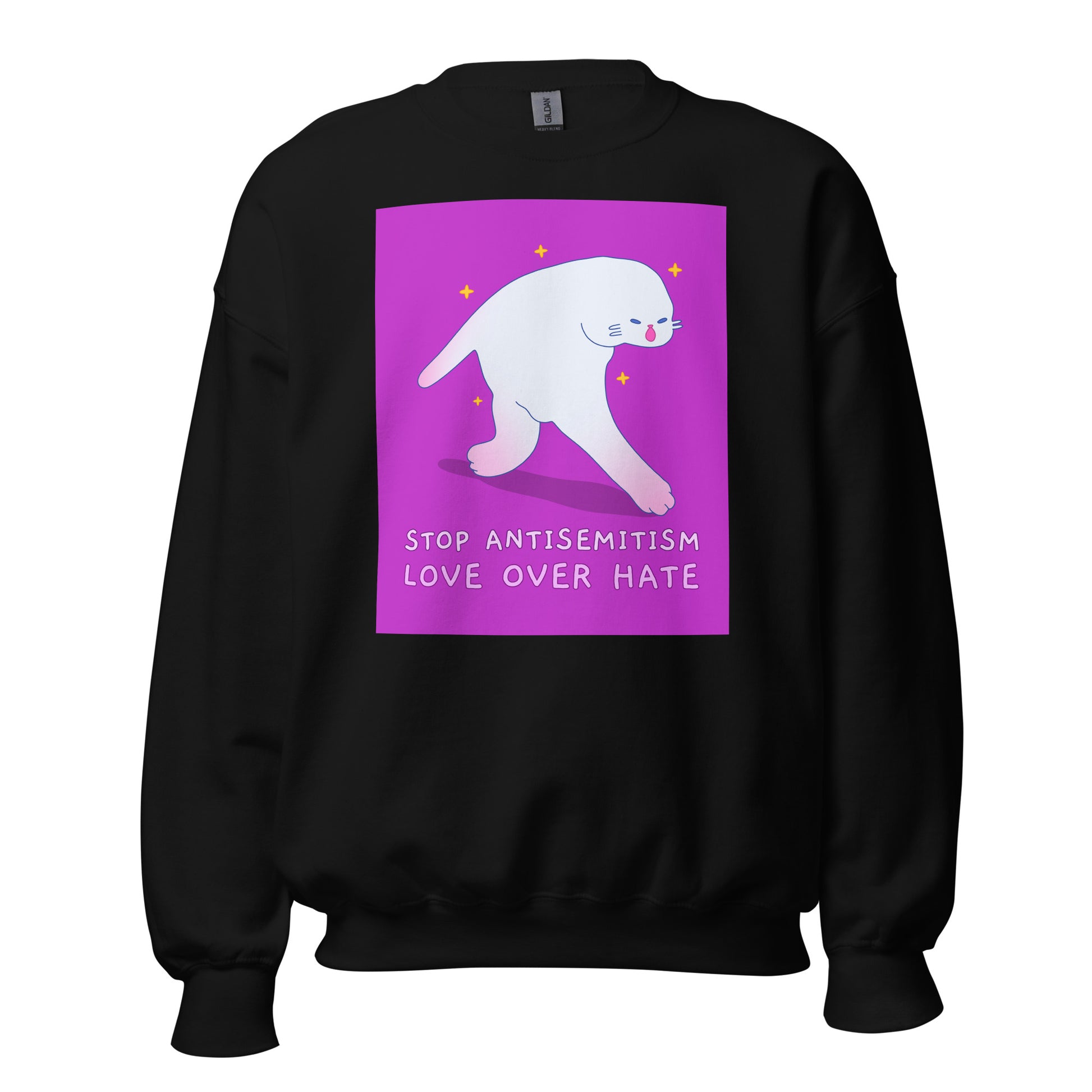 Funny Cat Story | Antisemitism | Unisex Sweatshirt Jouparty