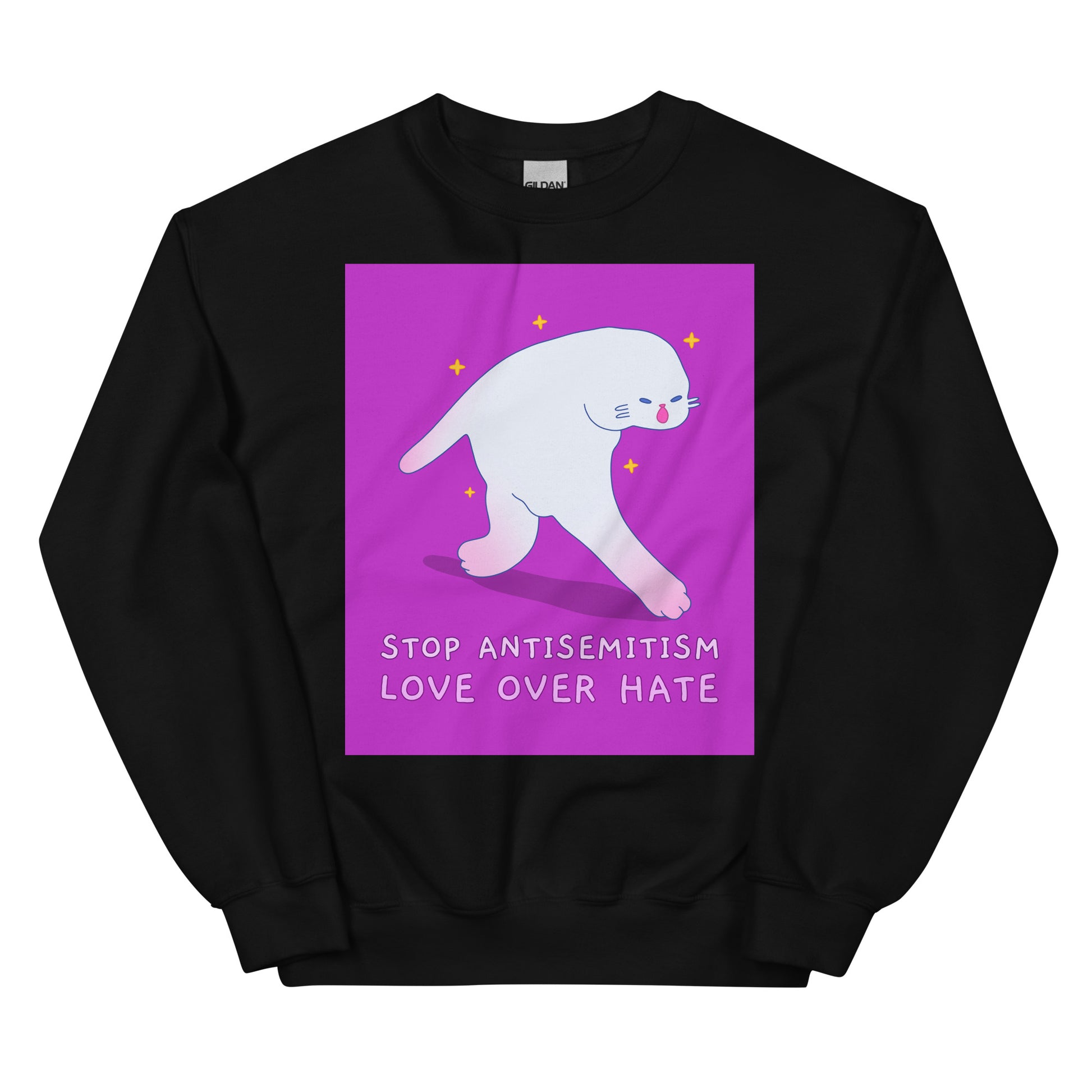 Funny Cat Story | Antisemitism | Unisex Sweatshirt Jouparty