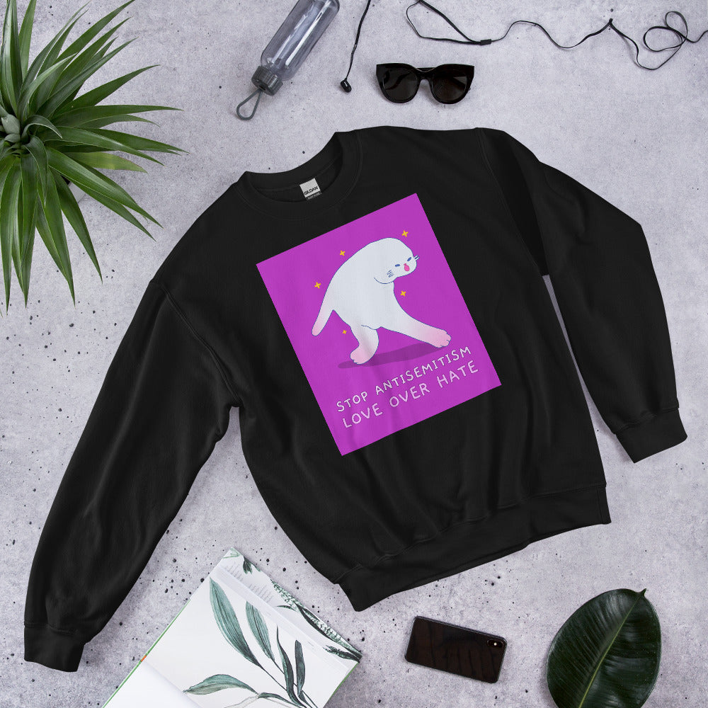 Funny Cat Story | Antisemitism | Unisex Sweatshirt Jouparty