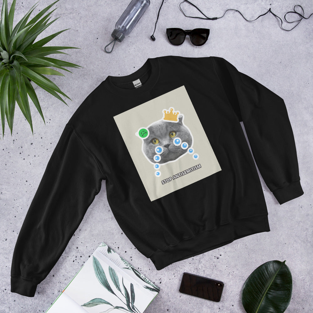 Funny Cat Story | Antisemitism | Unisex Sweatshirt Jouparty