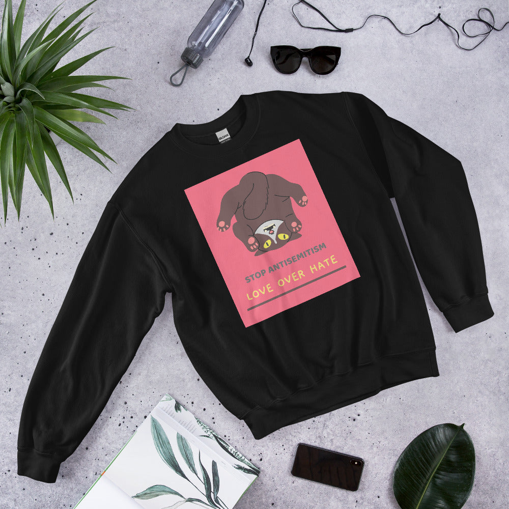 Funny Cat Story | Antisemitism | Unisex Sweatshirt Jouparty