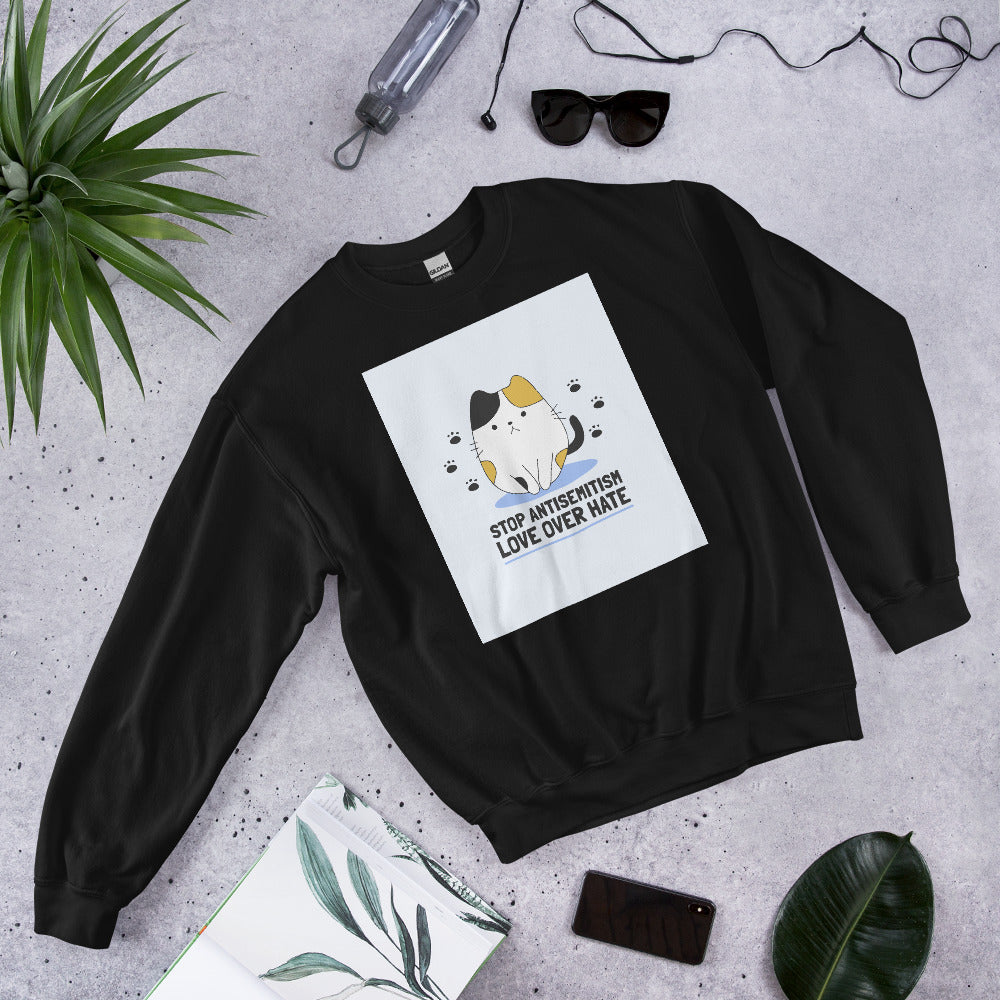 Funny Cat Story | Antisemitism | Unisex Sweatshirt Jouparty