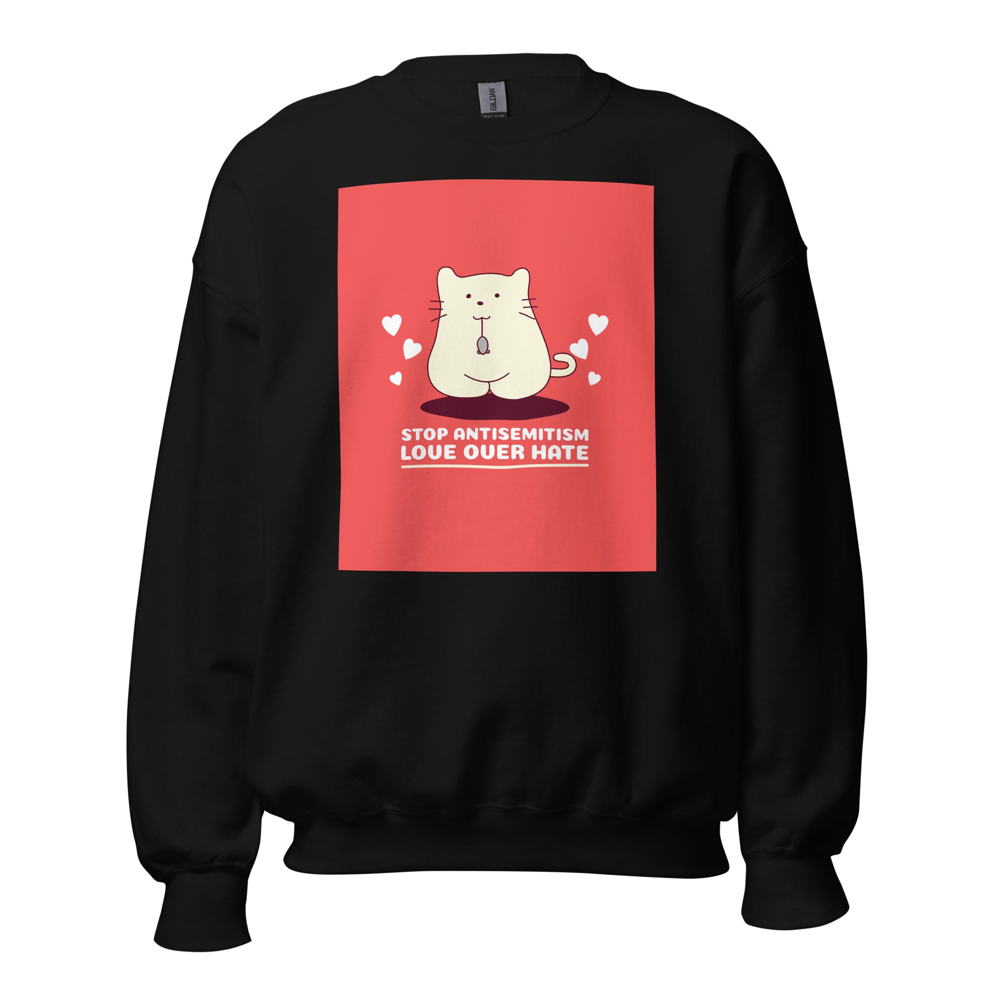 Funny Cat Story | Antisemitism | Unisex Sweatshirt Jouparty