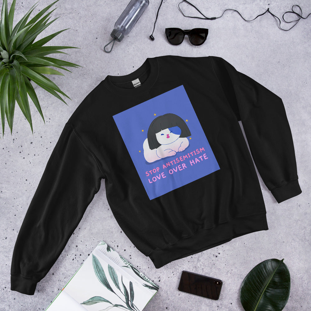 Funny Cat Story | Antisemitism | Unisex Sweatshirt Jouparty