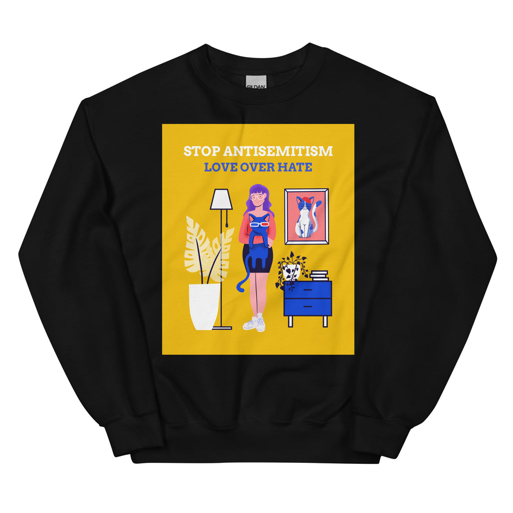 Funny Cat Story | Antisemitism | Unisex Sweatshirt Jouparty