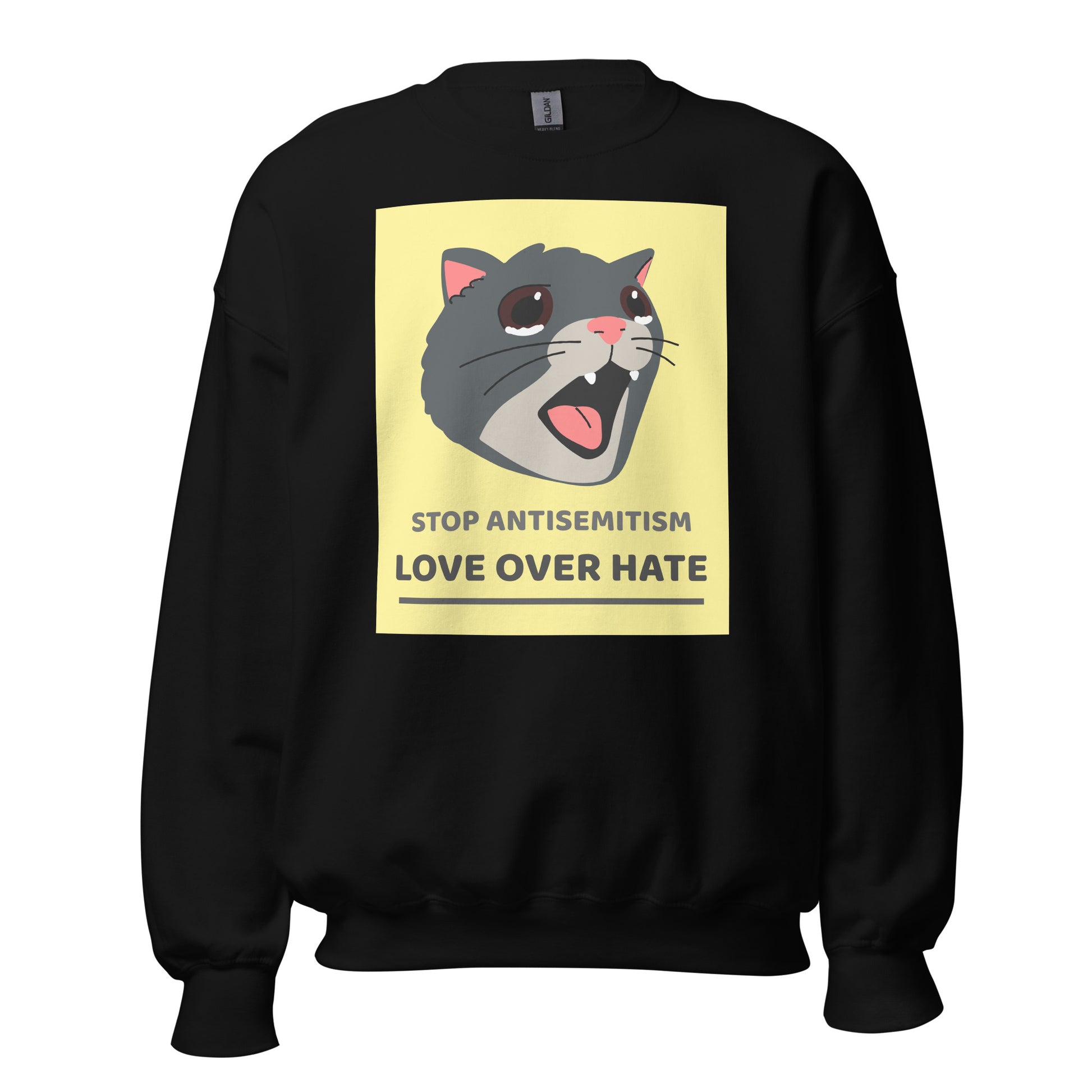 Funny Cat Story | Antisemitism | Unisex Sweatshirt Jouparty