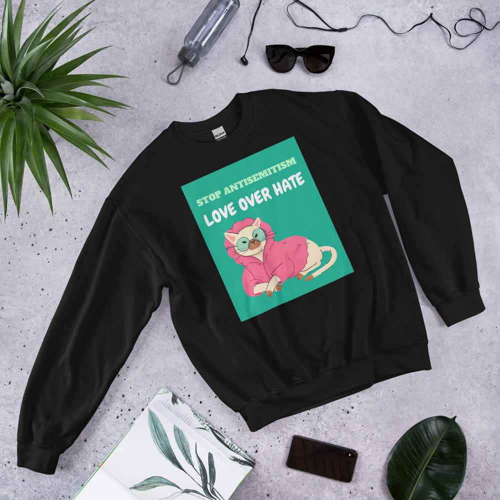 Funny Cat Story | Antisemitism | Unisex Sweatshirt Jouparty