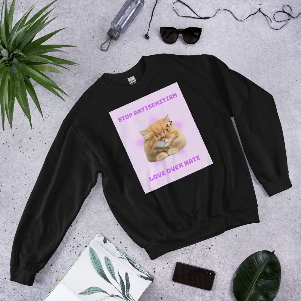 Funny Cat Story | Antisemitism | Unisex Sweatshirt Jouparty