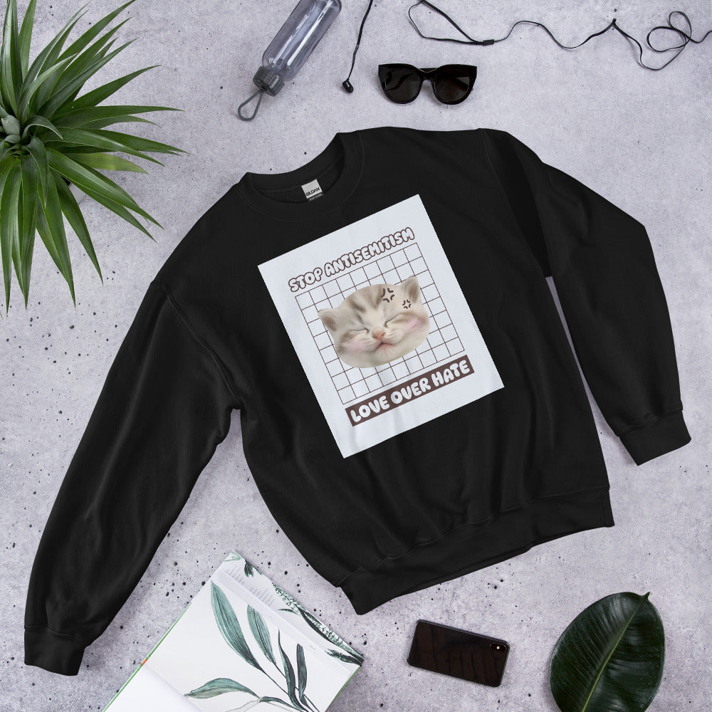 Funny Cat Story | Antisemitism | Unisex Sweatshirt Jouparty