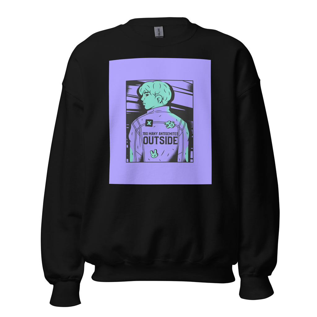 Too Many Antisemites Outside | Unisex Sweatshirt Jouparty