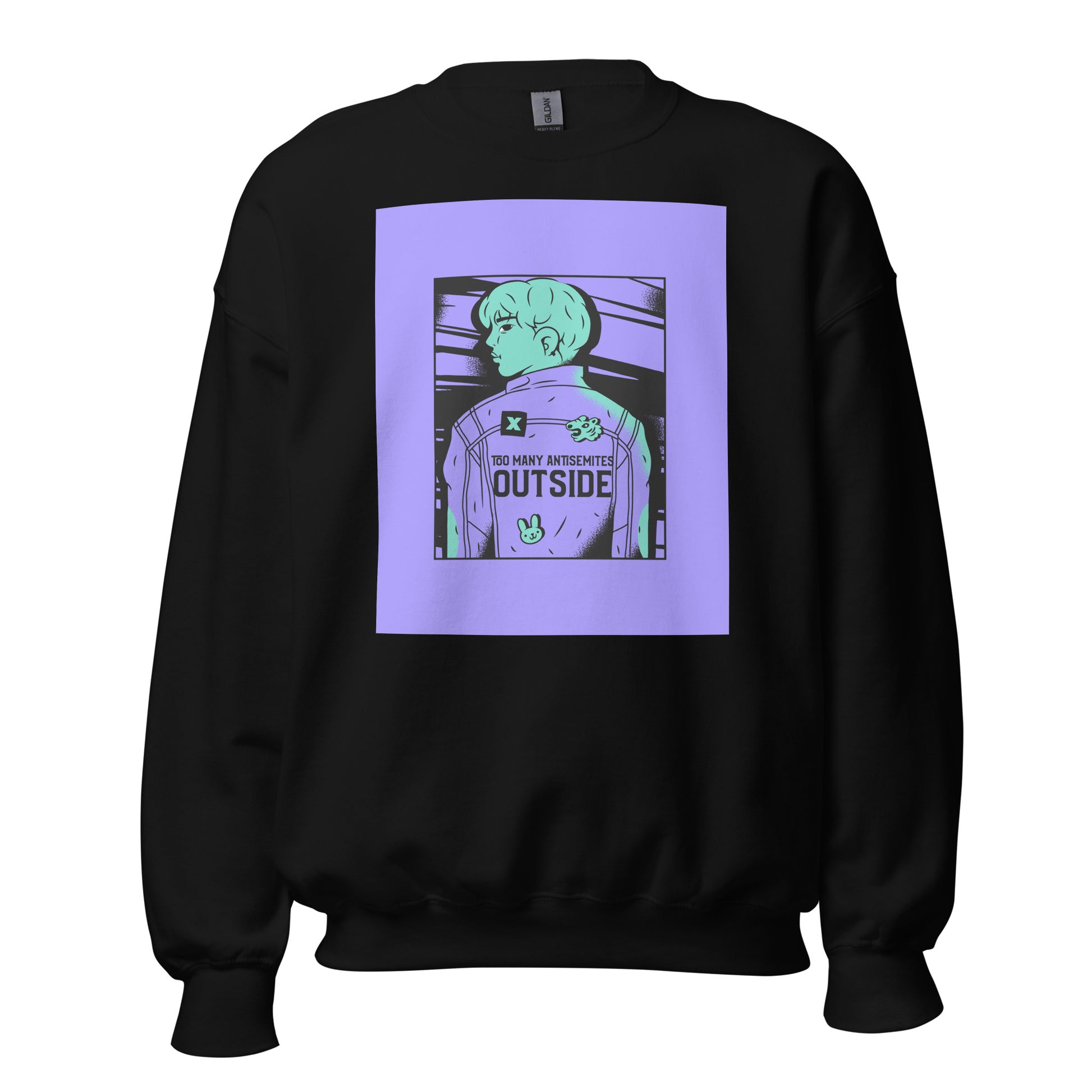 Too Many Antisemites Outside | Unisex Sweatshirt Jouparty
