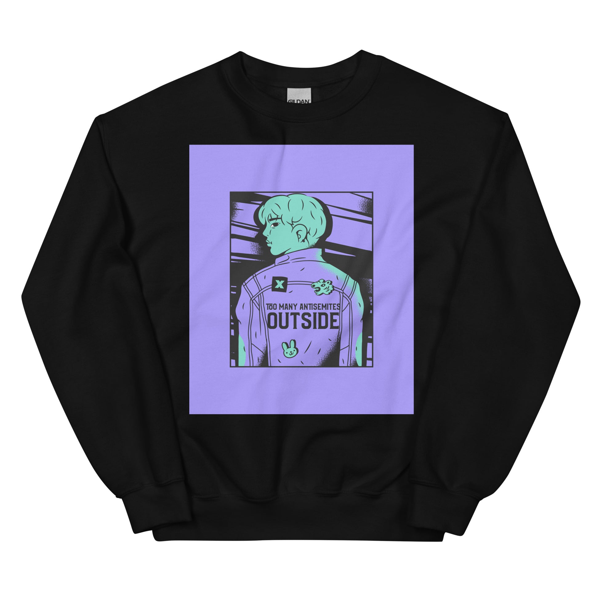 Too Many Antisemites Outside | Unisex Sweatshirt Jouparty