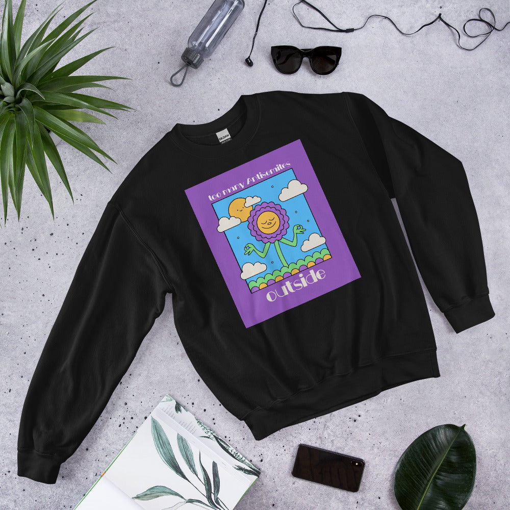 Too Many Antisemites Outside | Unisex Sweatshirt Jouparty