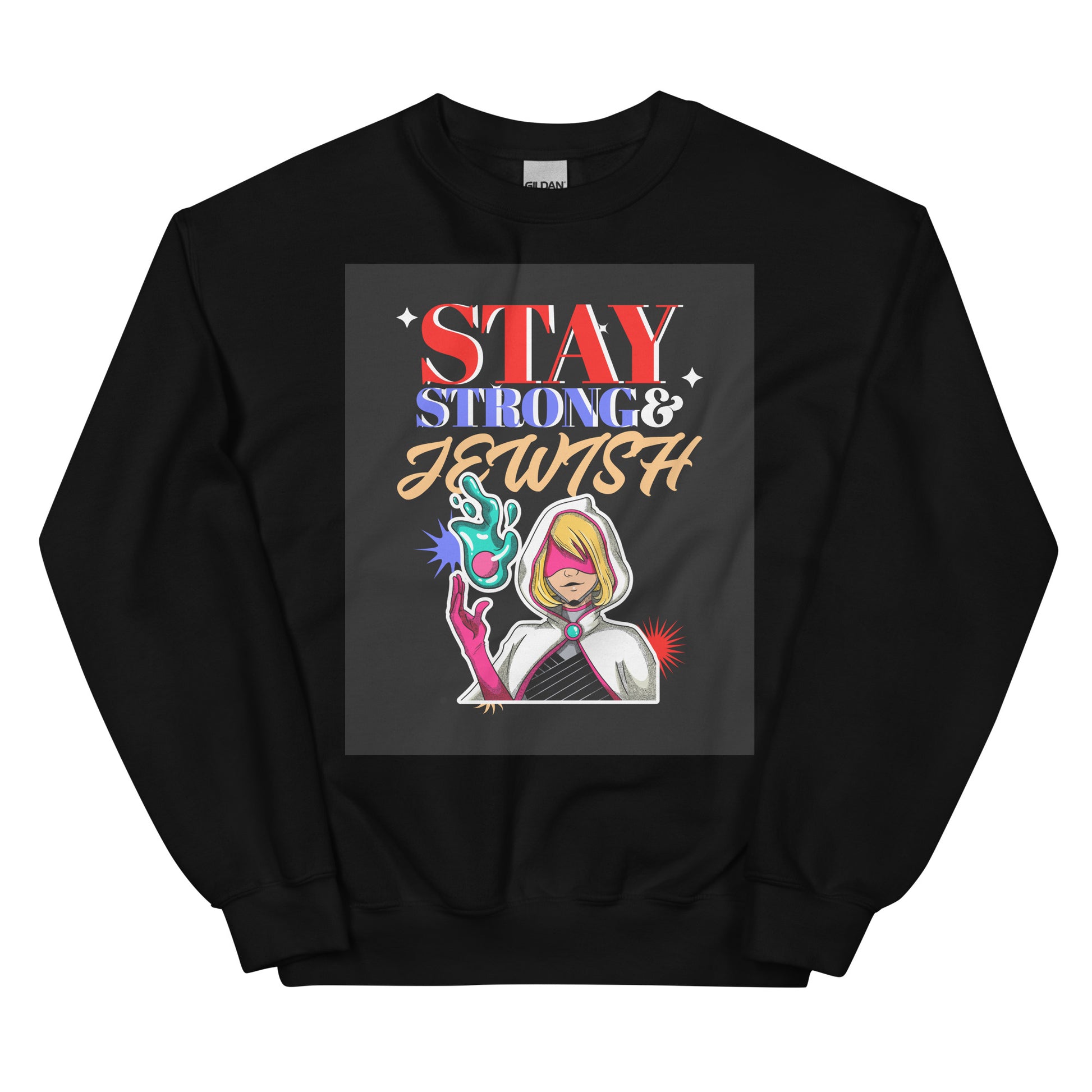 Stay Strong & Jewish | Unisex Sweatshirt Jouparty