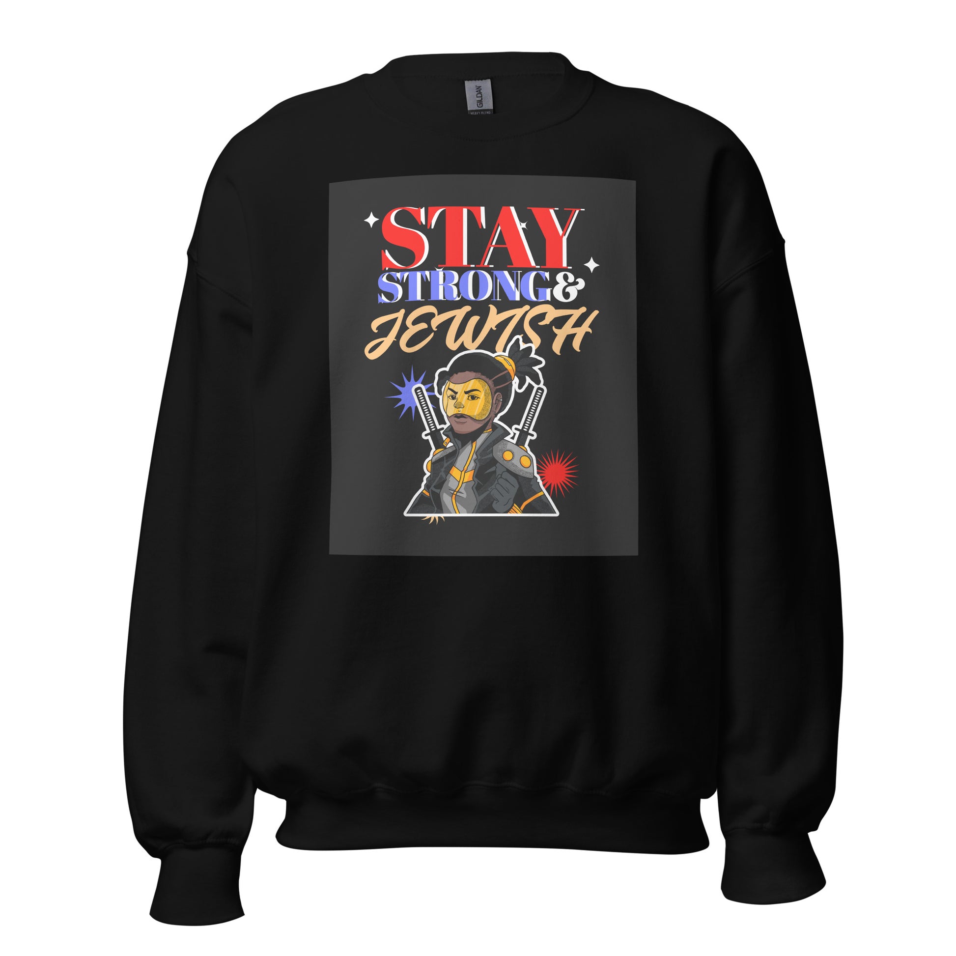 Stay Strong & Jewish | Unisex Sweatshirt Jouparty