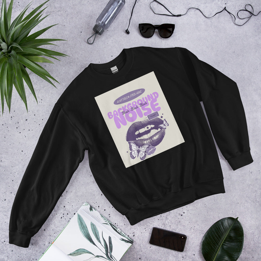 Purple Glam Story | Antisemitism | Unisex Sweatshirt Jouparty