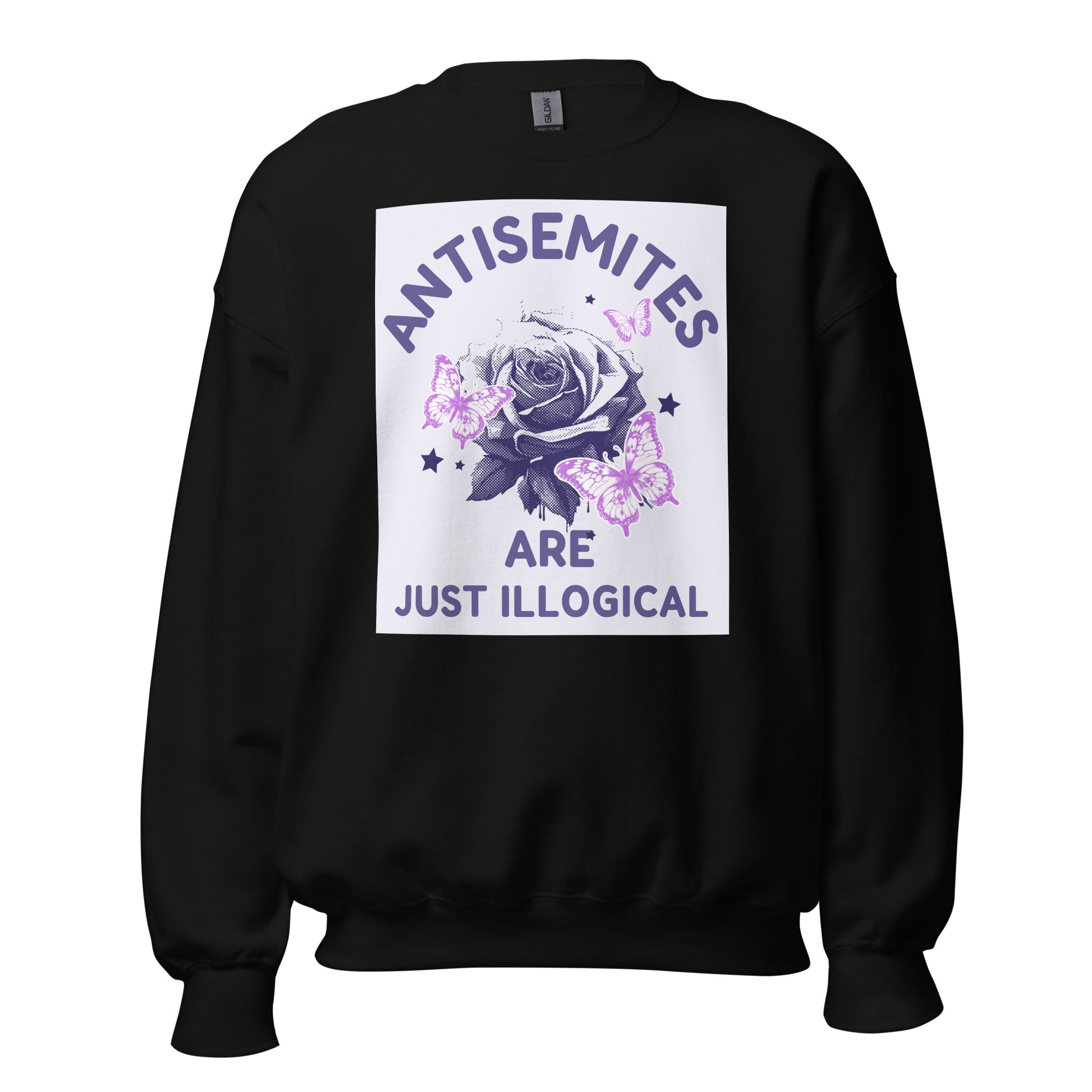 Purple Glam Story | Antisemitism | Unisex Sweatshirt