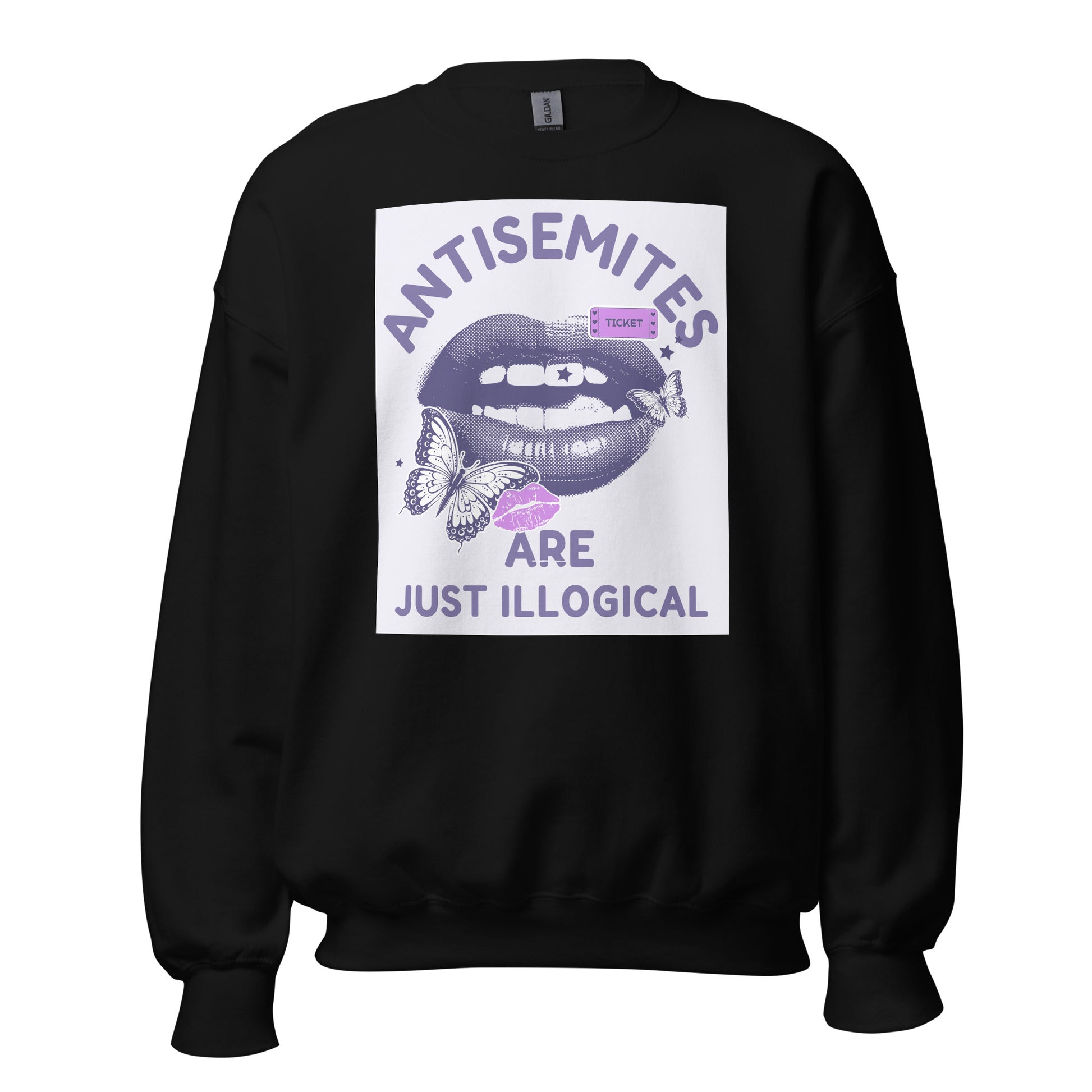 Purple Glam Story | Antisemitism | Unisex Sweatshirt