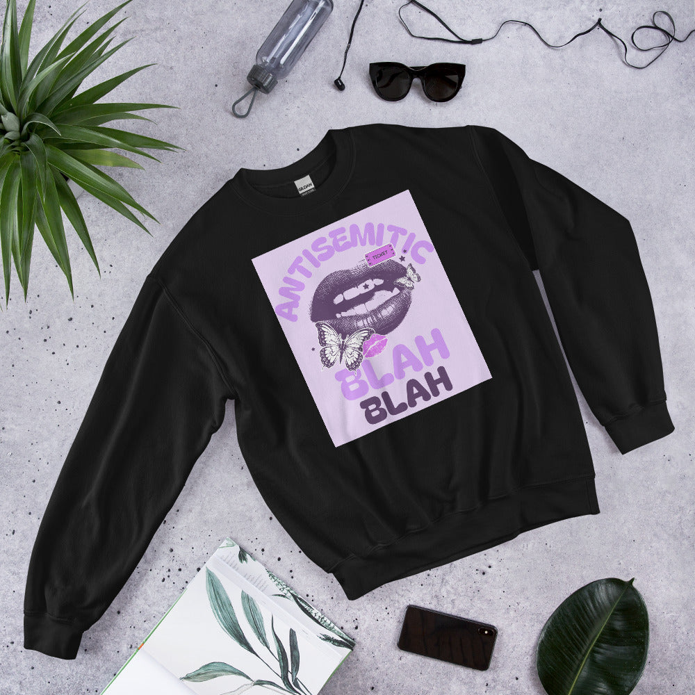 Purple Glam Story | Antisemitism | Unisex Sweatshirt