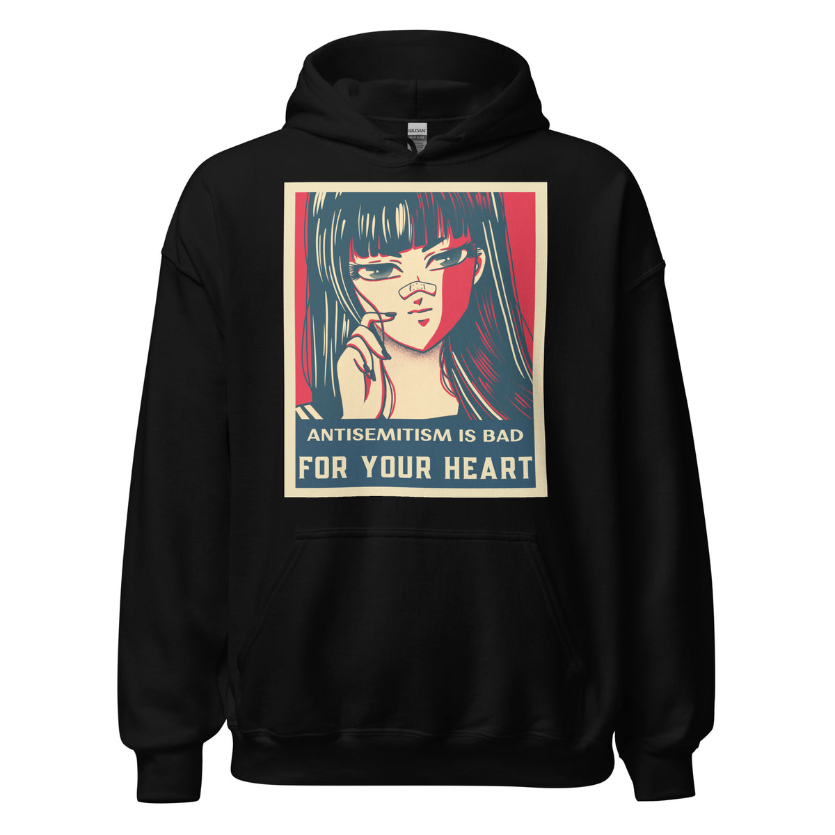 Anime Hero | Antisemitism | Unisex Hoodie Jouparty
