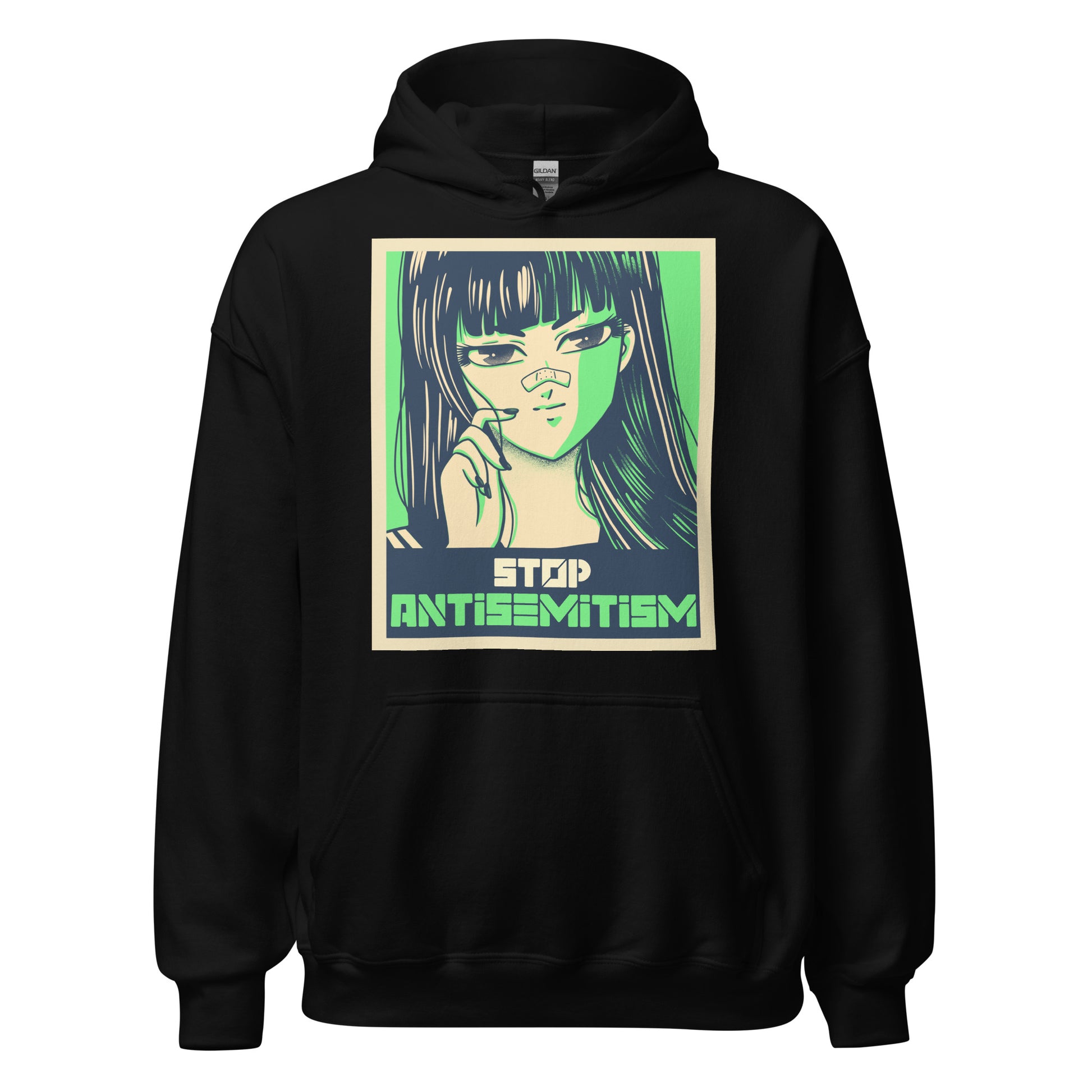 Anime Hero | Antisemitism | Unisex Hoodie Jouparty