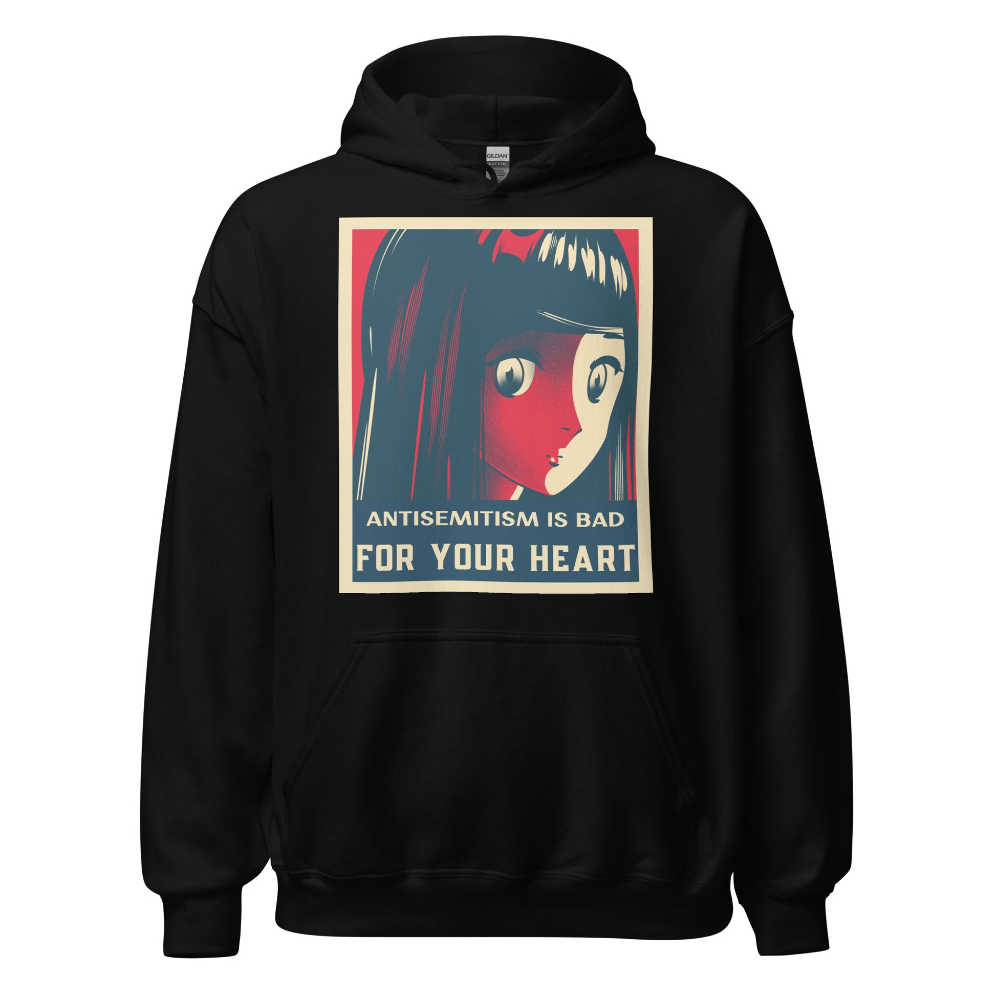 Anime Hero | Antisemitism | Unisex Hoodie Jouparty