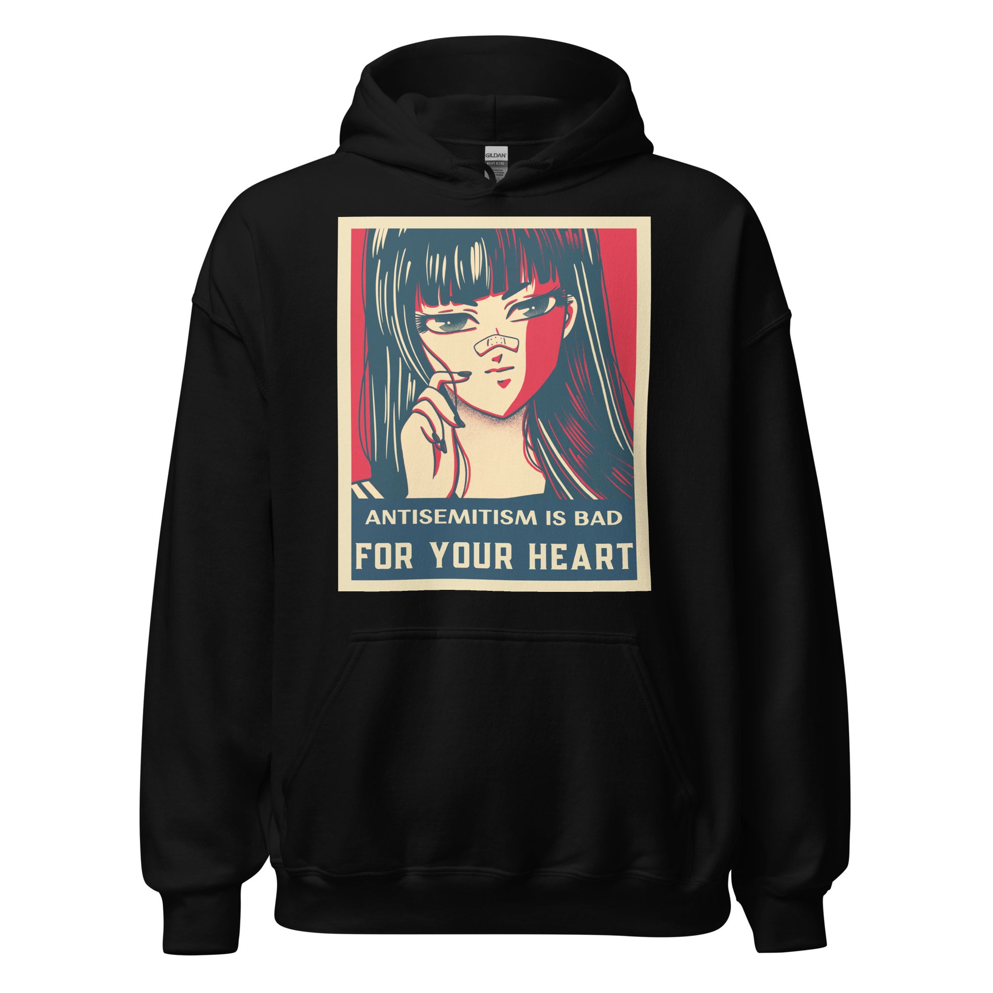 Anime Hero | Antisemitism | Unisex Hoodie Jouparty