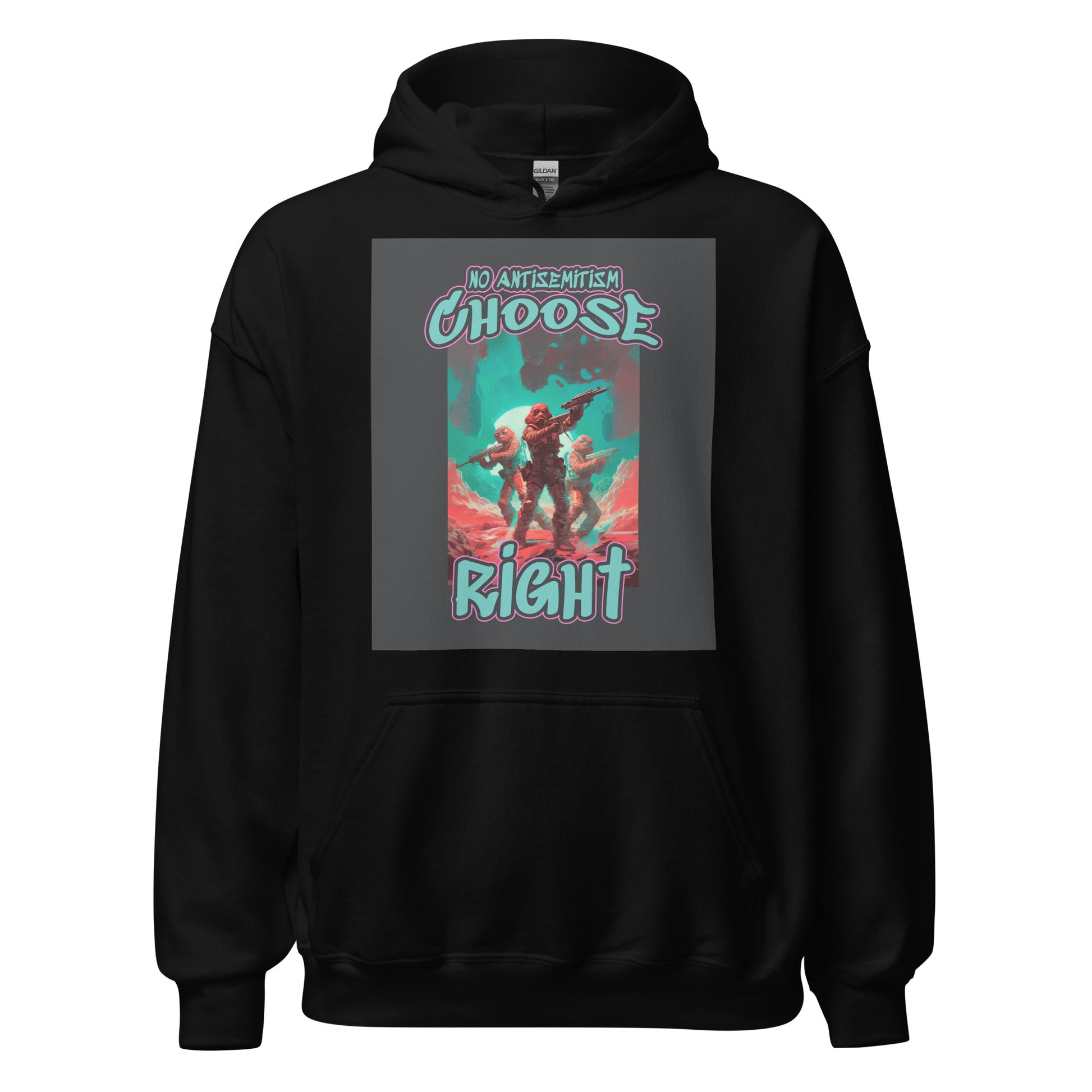 Choose Right | Antisemitism | Unisex Hoodie Jouparty