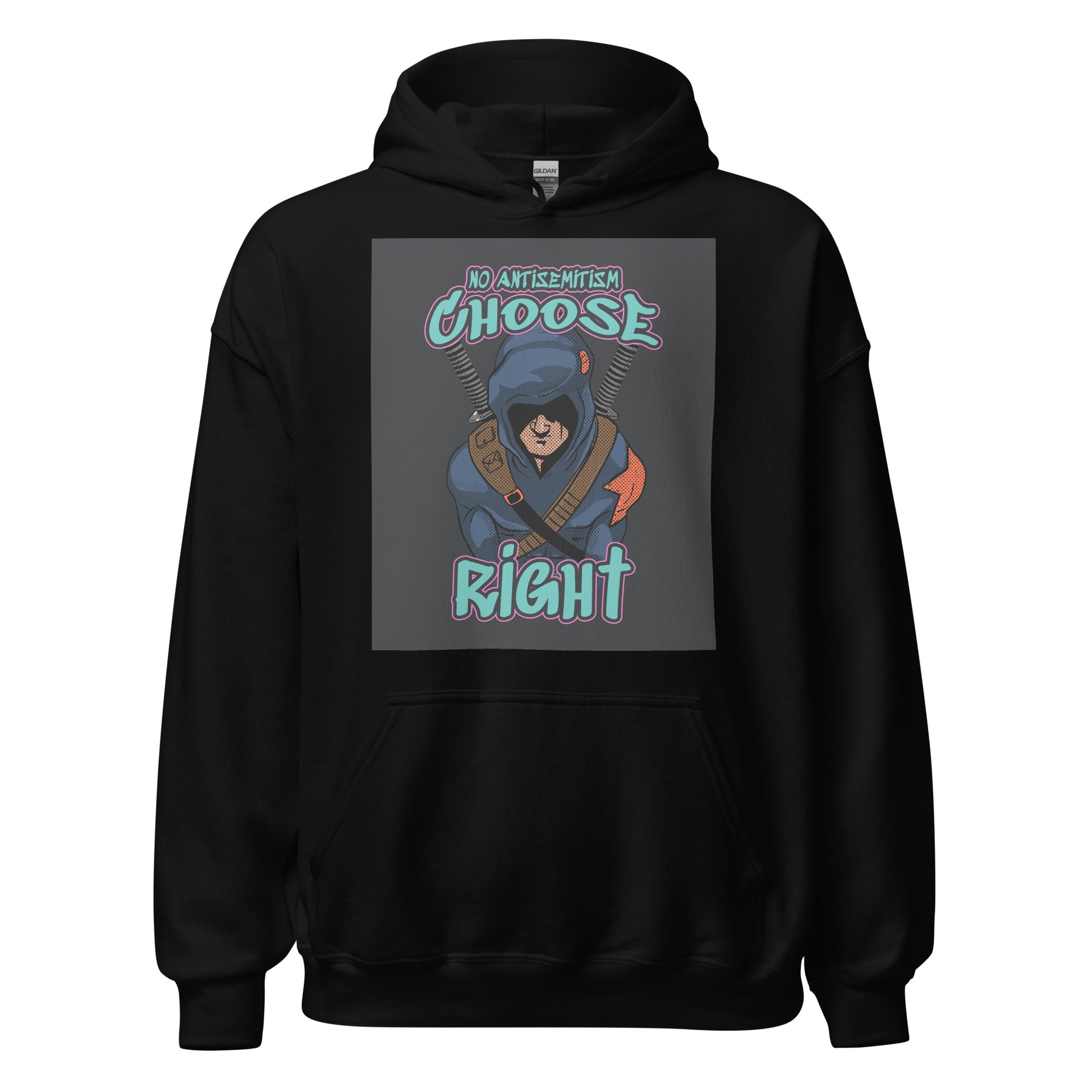 Choose Right | Antisemitism | Unisex Hoodie Jouparty