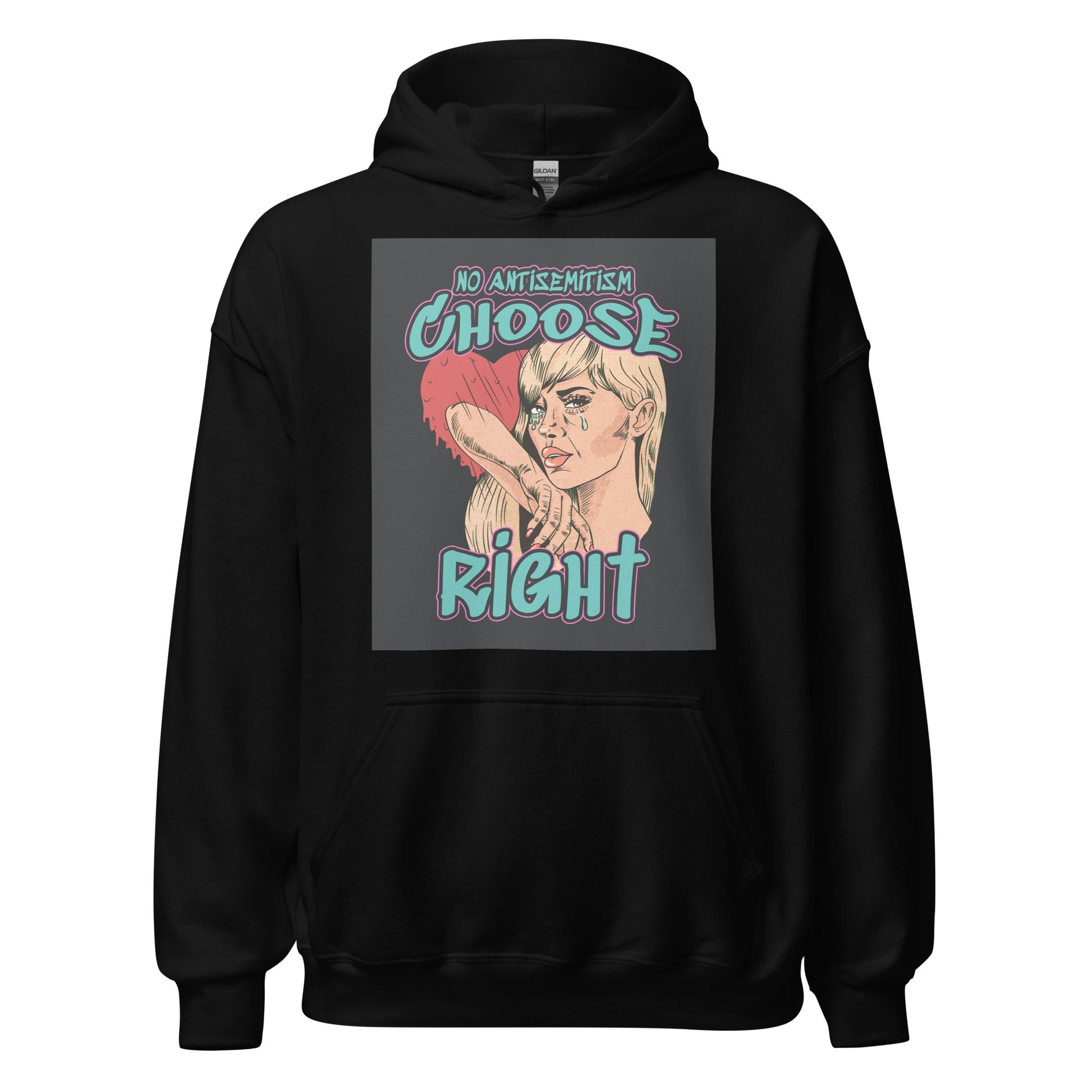 Choose Right | Antisemitism | Unisex Hoodie Jouparty
