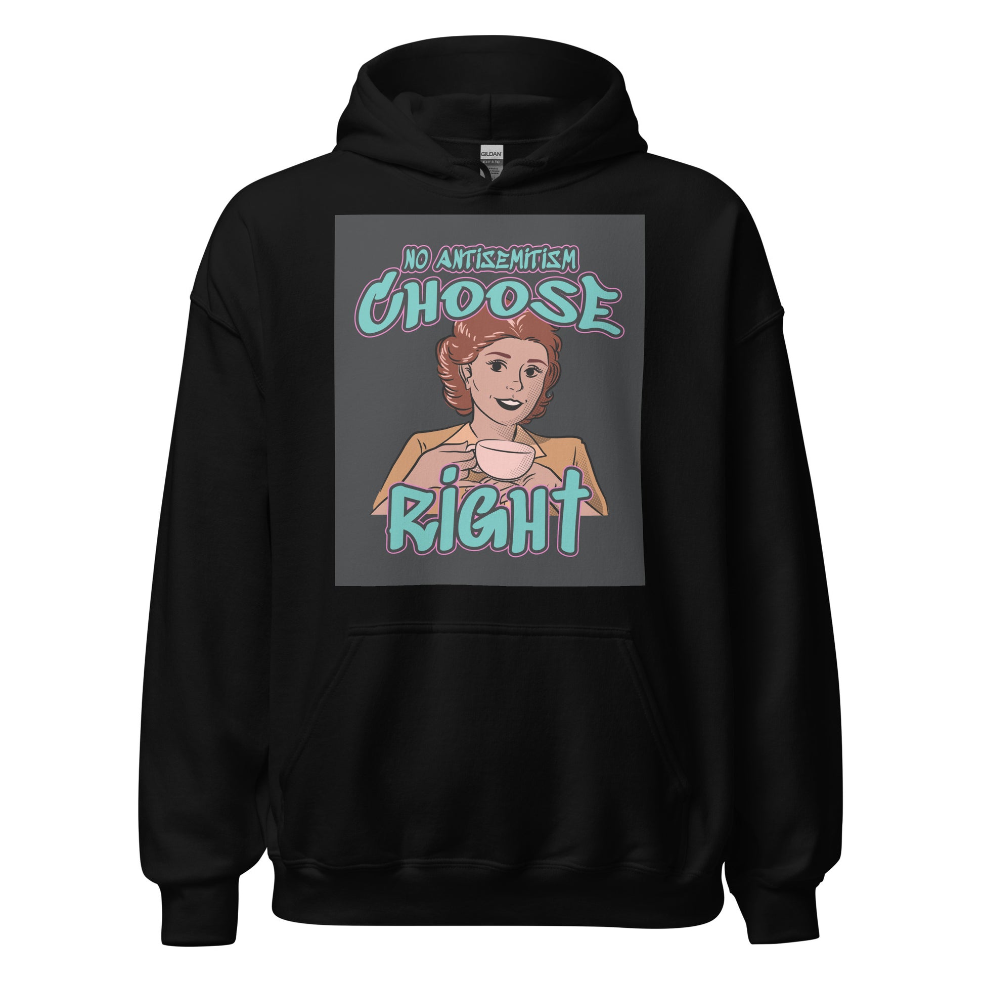 Choose Right | Antisemitism | Unisex Hoodie Jouparty