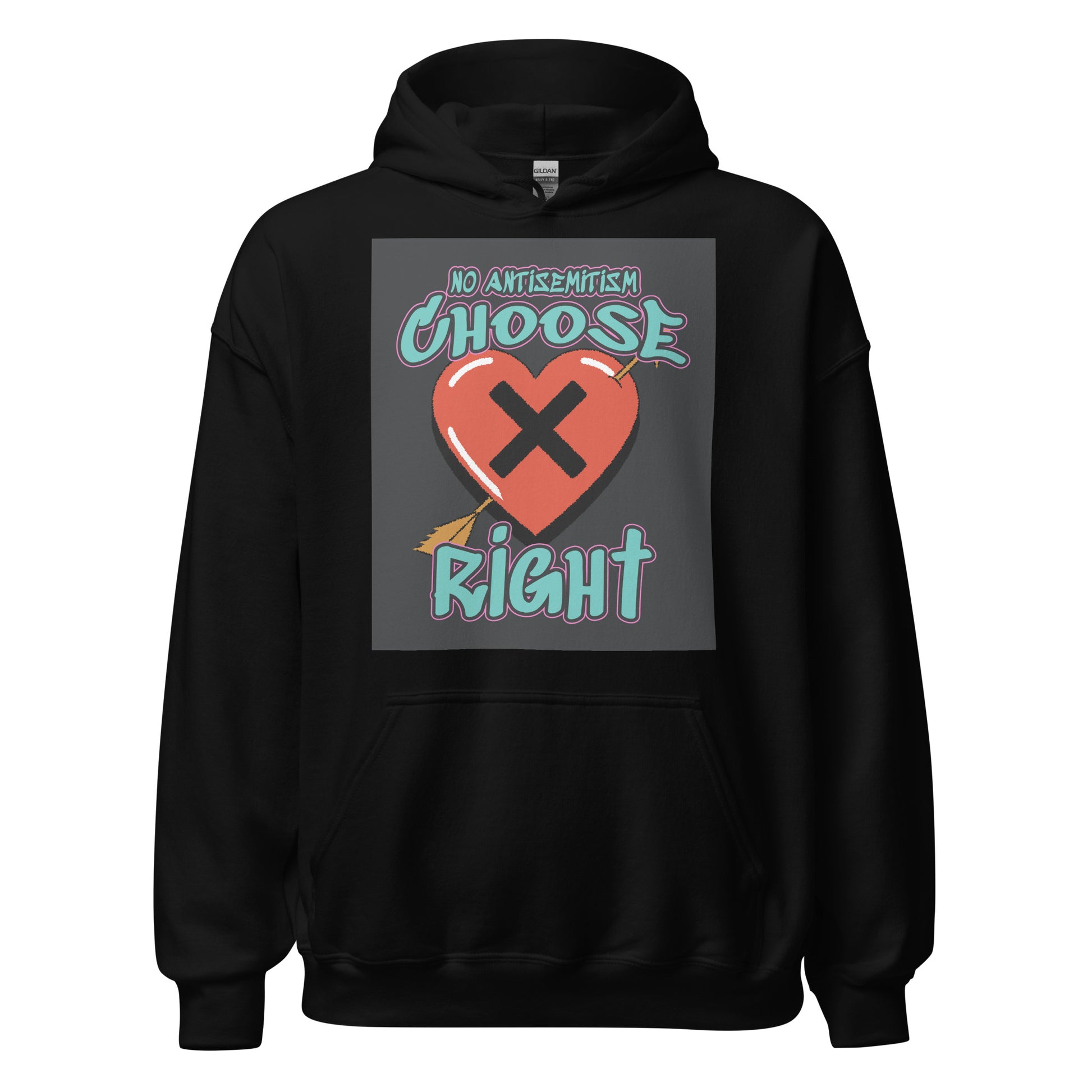 Choose Right | Antisemitism | Unisex Hoodie