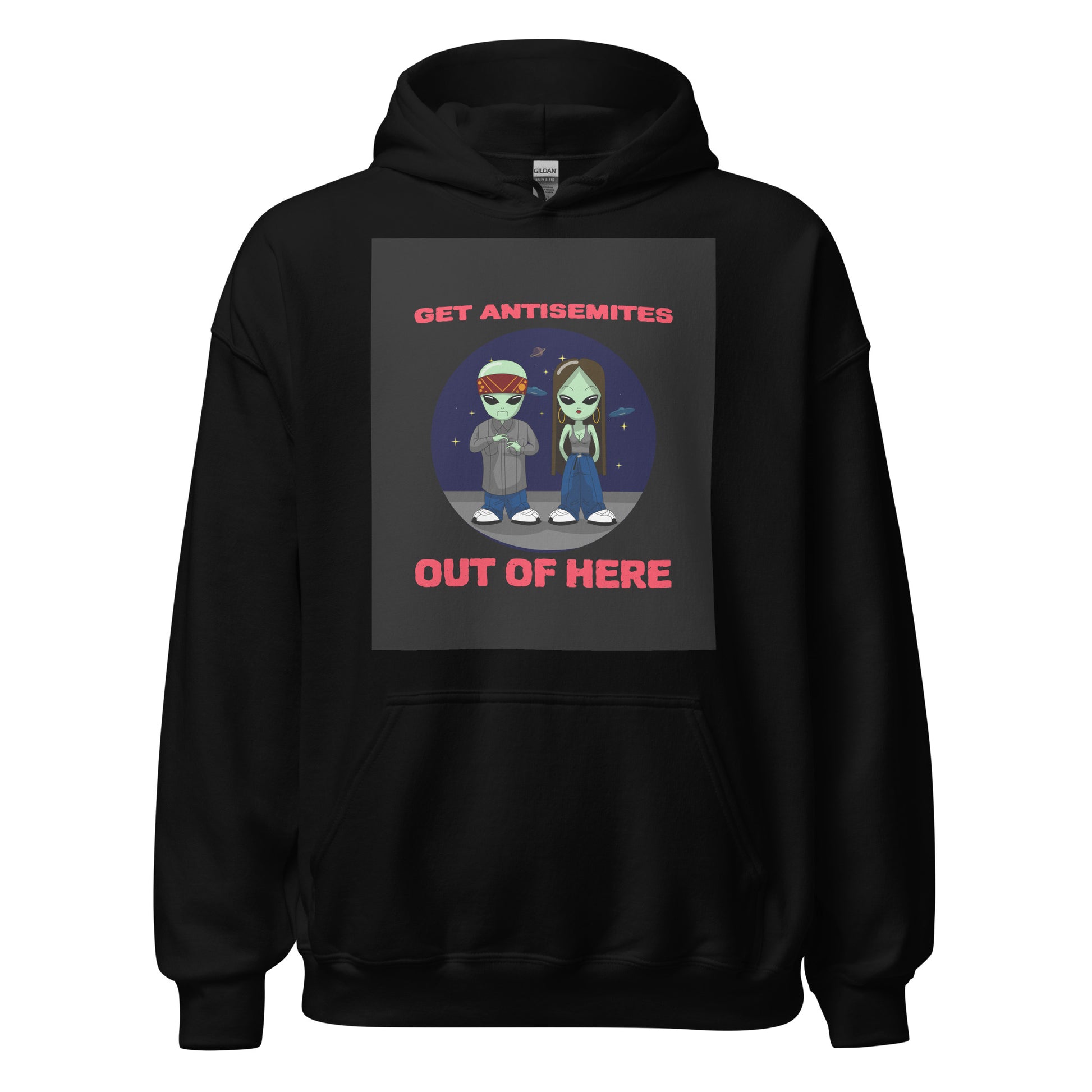 Get Alien Out | Antisemitism | Unisex Hoodie Jouparty