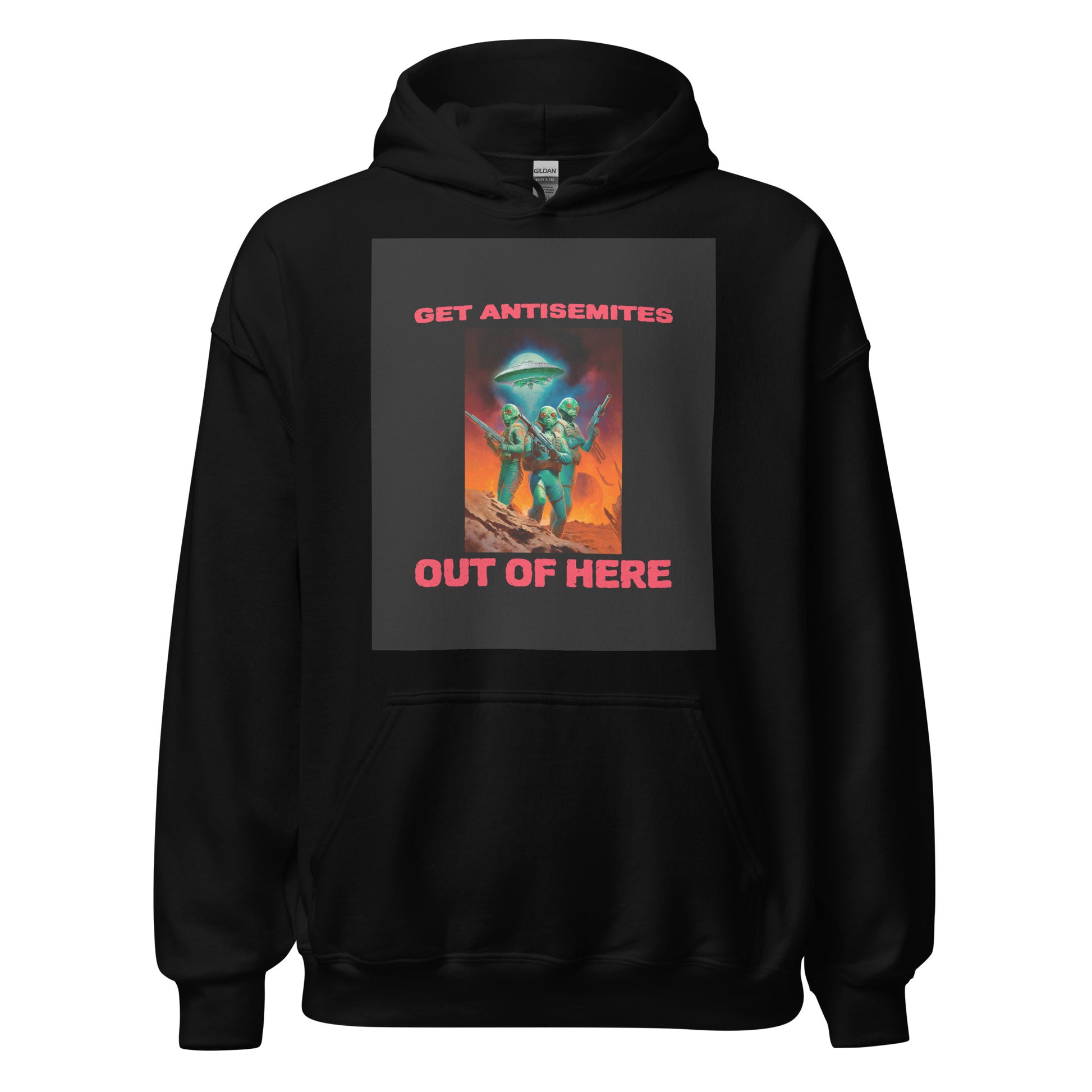 Get Alien Out | Antisemitism | Unisex Hoodie Jouparty