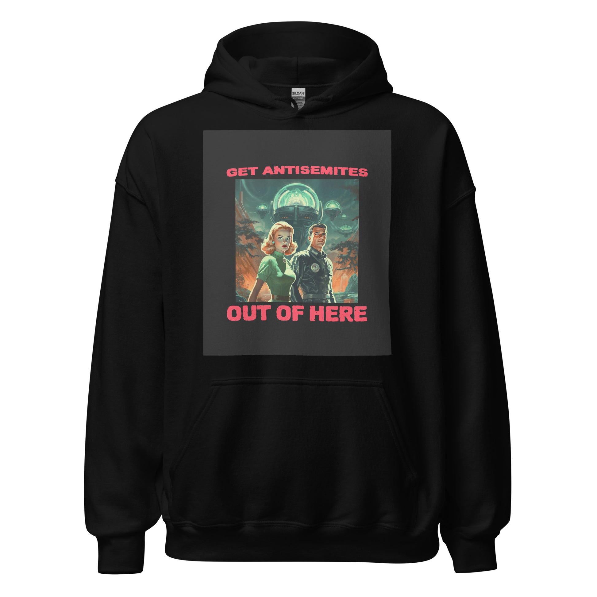Get Alien Out | Antisemitism | Unisex Hoodie Jouparty