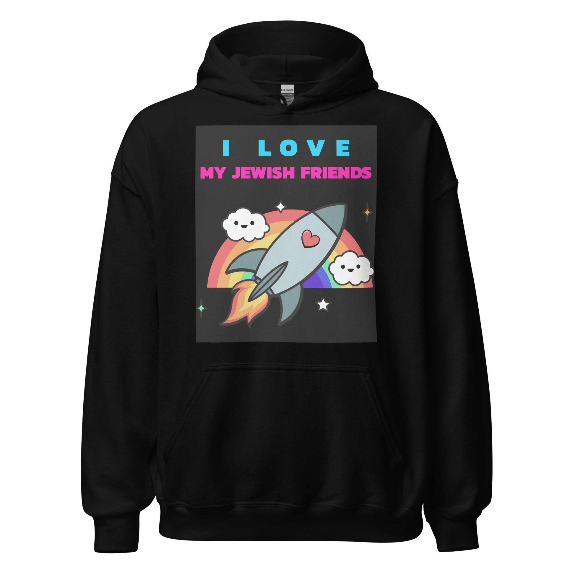 I Love My Jewish Friends | Unisex Hoodie Jouparty