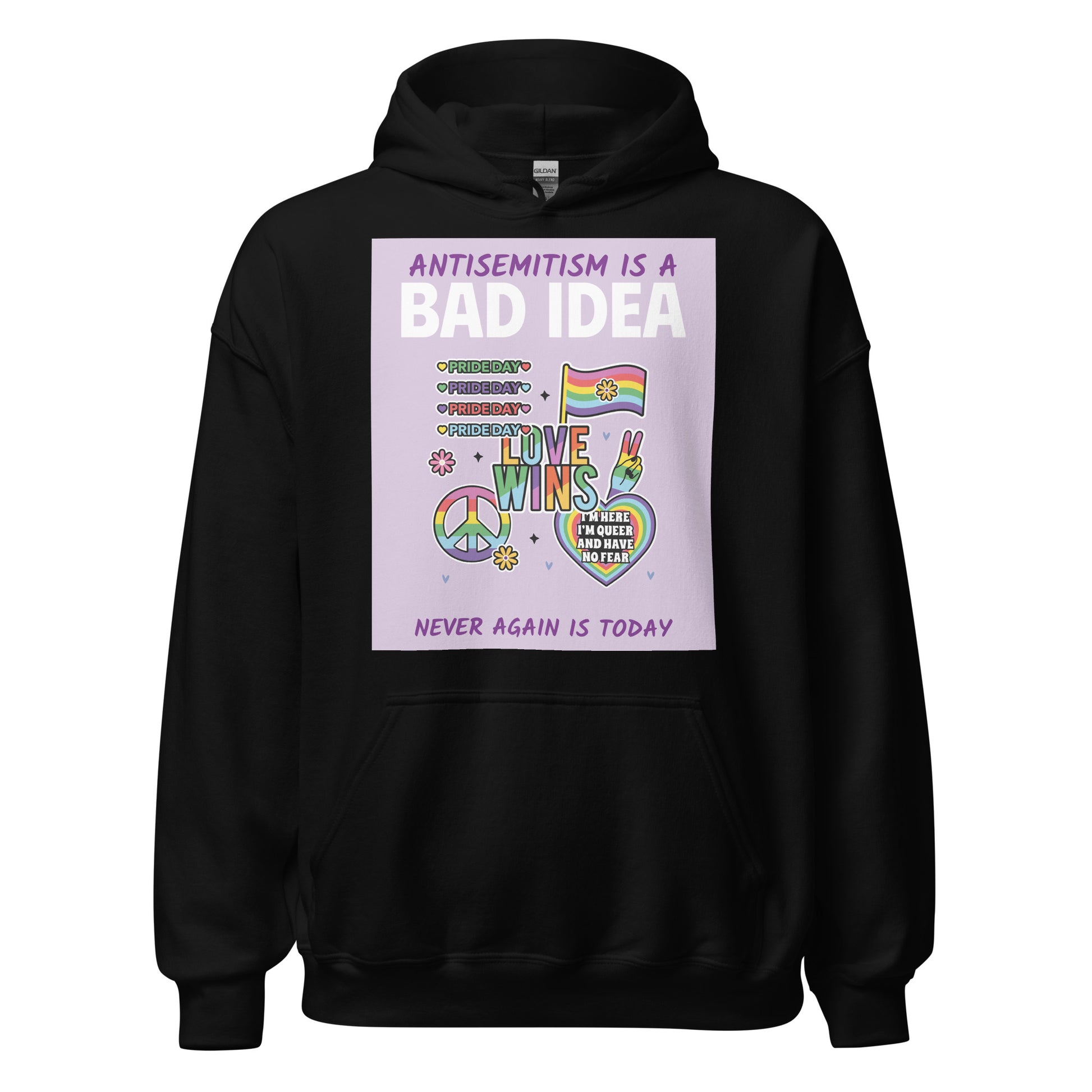 Bad Idea | Antisemitism | Unisex Hoodie Jouparty