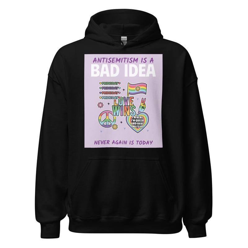 Bad Idea | Antisemitism | Unisex Hoodie