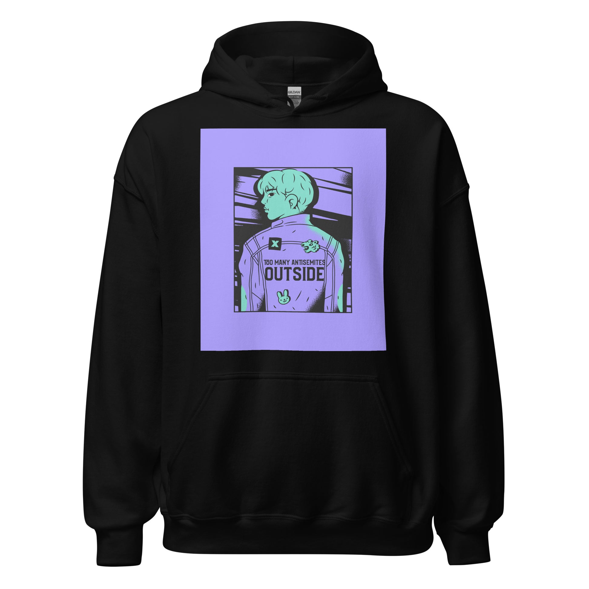 Too Many Antisemites Outside | Unisex Hoodie Jouparty
