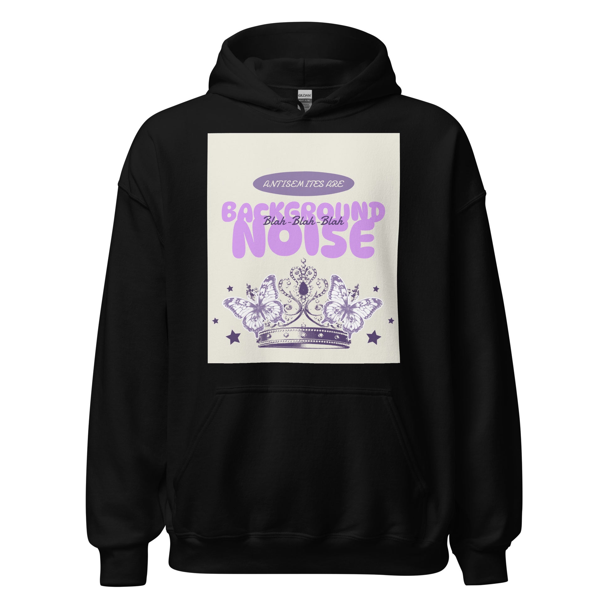 Purple Glam Story | Antisemitism | Unisex Hoodie Jouparty