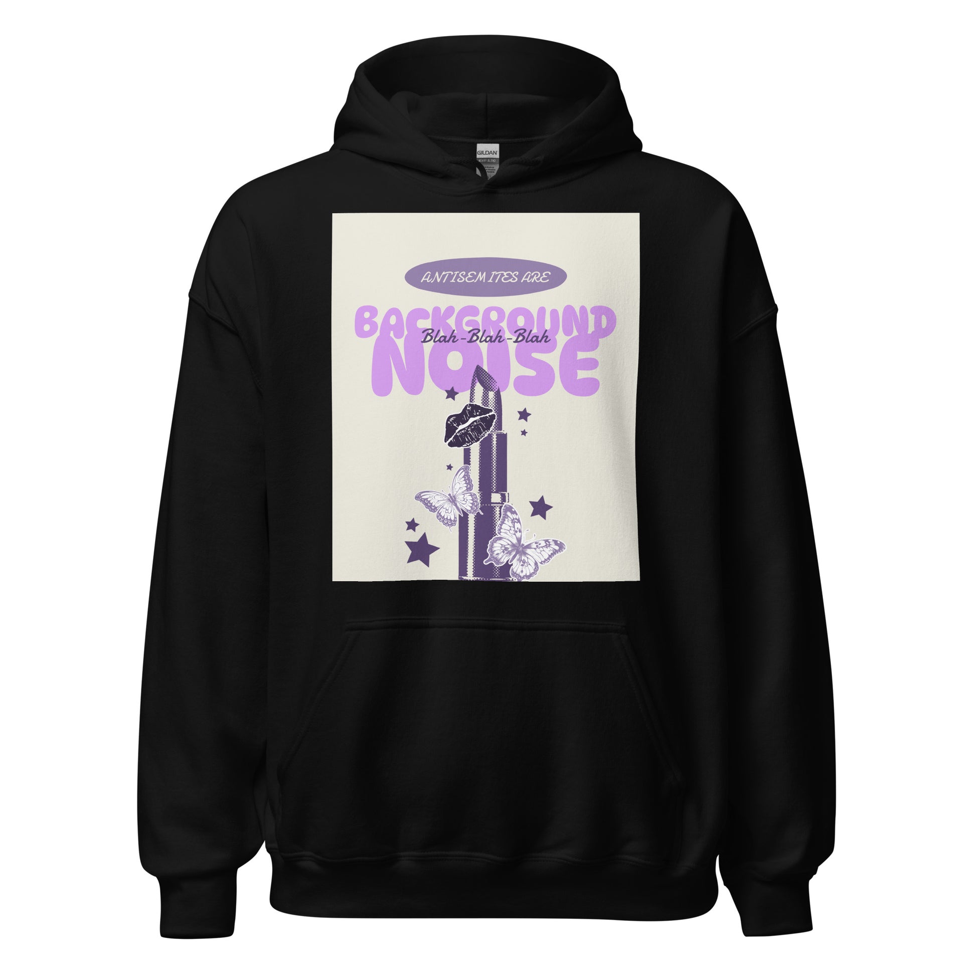 Purple Glam Story | Antisemitism | Unisex Hoodie Jouparty