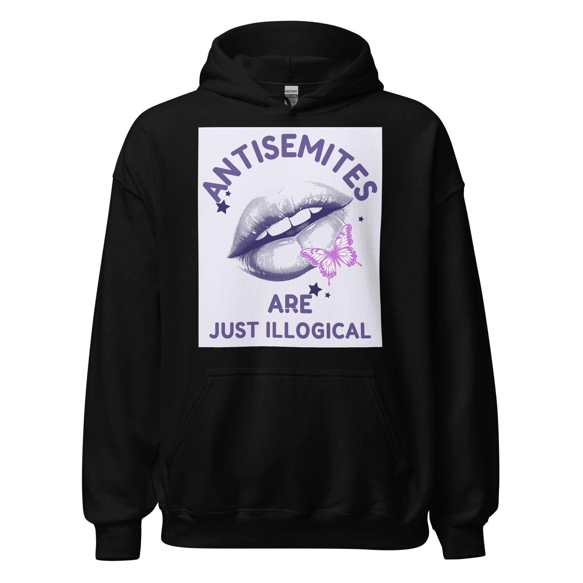 Purple Glam Story | Antisemitism | Unisex Hoodie Jouparty