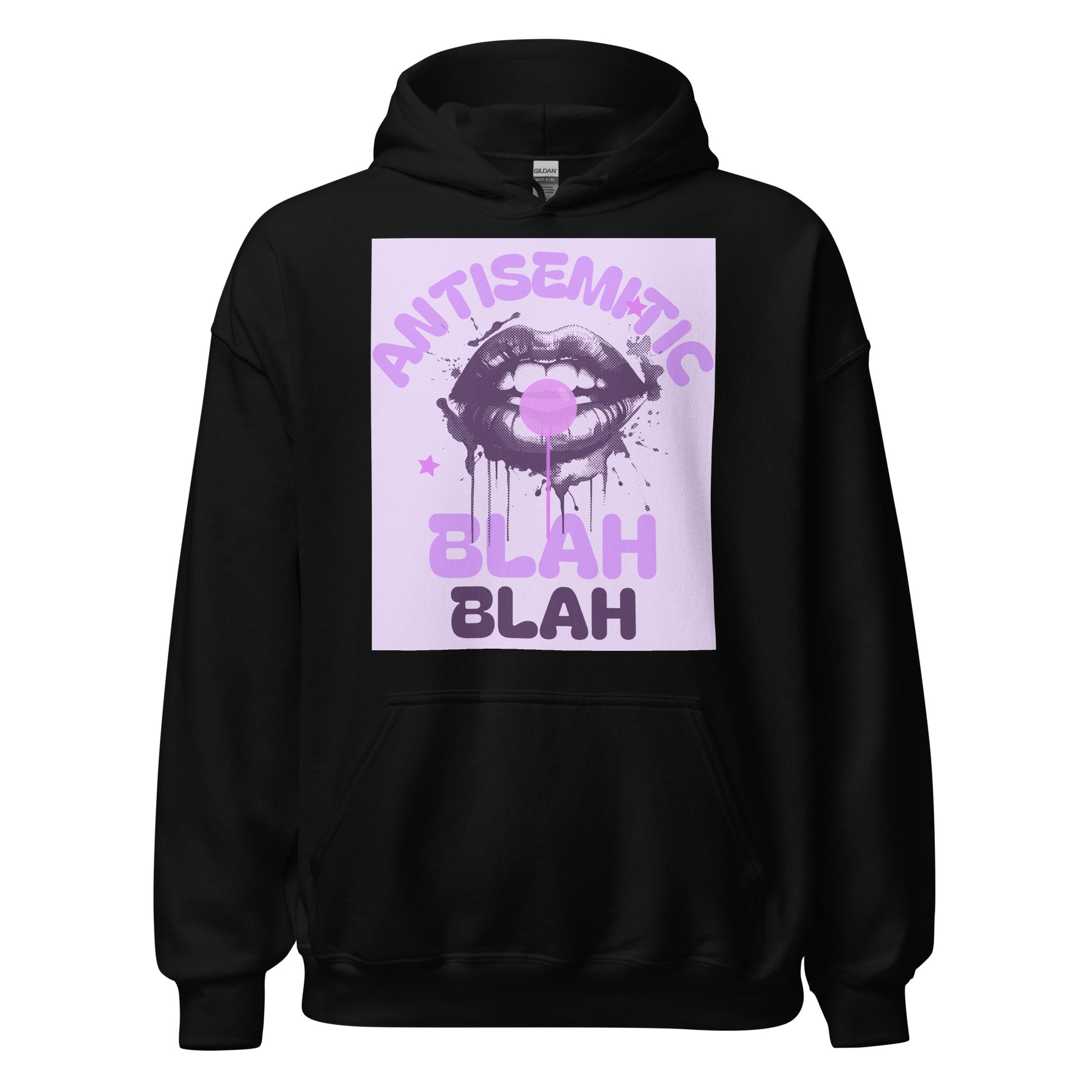 Purple Glam Story | Antisemitism | Unisex Hoodie Jouparty